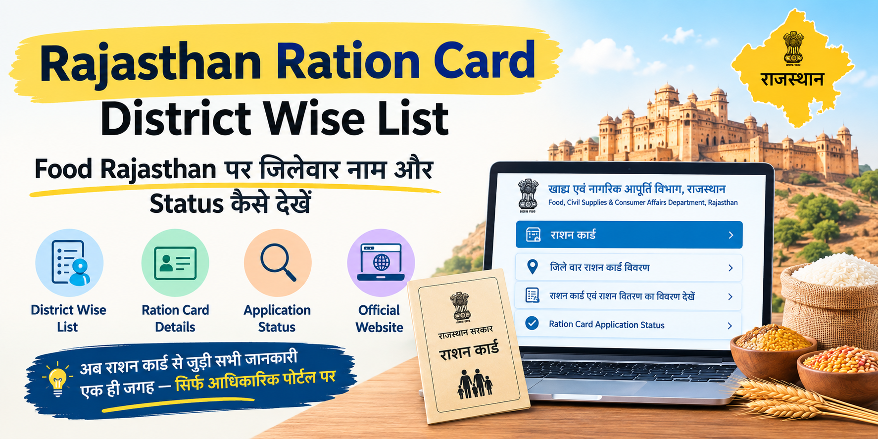rajasthan ration card list